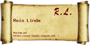 Reis Linda névjegykártya
